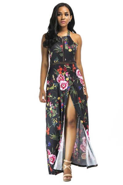 elegant women print dress asymmetrical spring backless women dresses sleeveless long halter clothes 2018, Black;gray
elegant women print dress asymmetrical spring backless women dresses sleeveless long halter clothes 2018, Black;gray