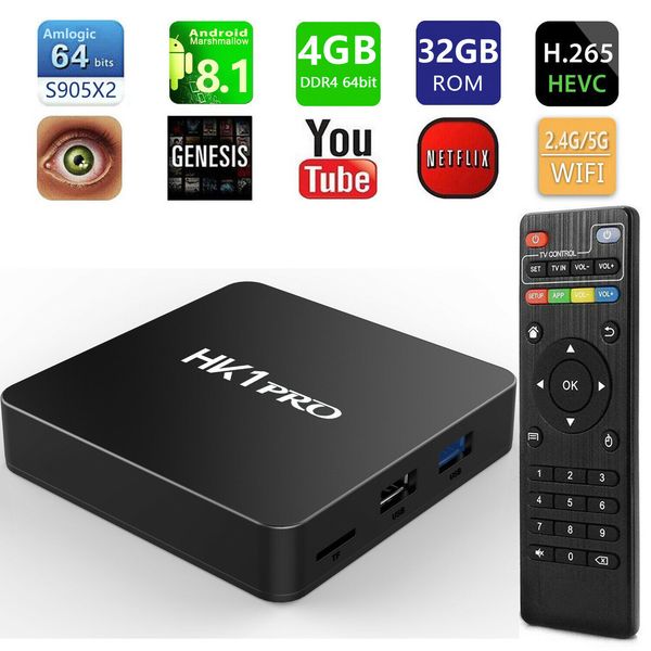 android 8.1 hk1 pro smart 4k tv box amlogic s905 4gb+ 32gb 64gb 2.4g/5g dual wifi bt4.2 media player
android 8.1 hk1 pro smart 4k tv box amlogic s905 4gb+ 32gb 64gb 2.4g/5g dual wifi bt4.2 media player