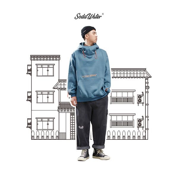 sodawater men drawstring winter hoodies streetwear hip hop mens hoodies and sweatshirts high street loose style 94406ws, Black
sodawater men drawstring winter hoodies streetwear hip hop mens hoodies and sweatshirts high street loose style 94406ws, Black