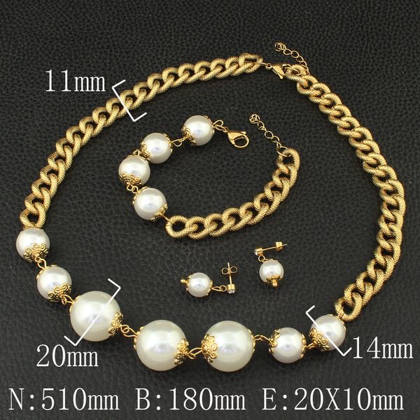 gold color necklace bracelet drop earrings stainless steel jewelry sets for women fashion sfgzalcg, Silver
gold color necklace bracelet drop earrings stainless steel jewelry sets for women fashion sfgzalcg, Silver