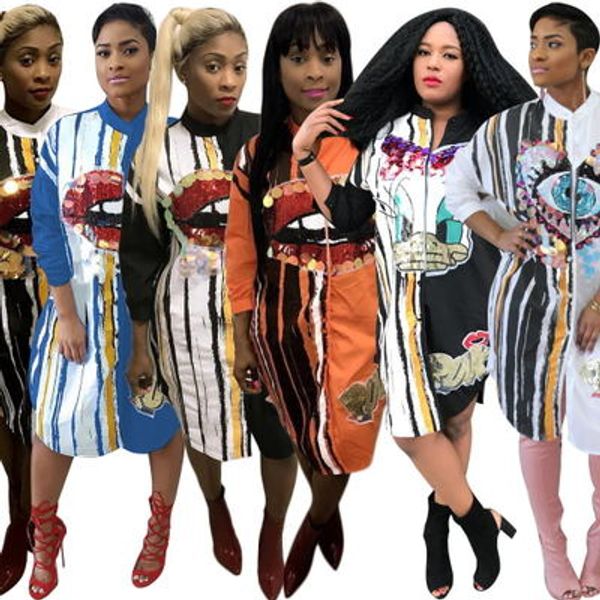 для женщин дизайнера платья мода повседневной шаблон печати рубашки платье люкс с длинным рукавом красный проскальзывает глаза напечатанной, Black;gray
для женщин дизайнера платья мода повседневной шаблон печати рубашки платье люкс с длинным рукавом красный проскальзывает глаза напечатанной, Black;gray