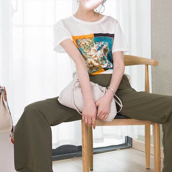 short-sleeved t-shirt female summer 2020 printing mulberry white loose short silk short-sleeved t-shirt female summer 2020 jacket printing
short-sleeved t-shirt female summer 2020 printing mulberry white loose short silk short-sleeved t-shirt female summer 2020 jacket printing