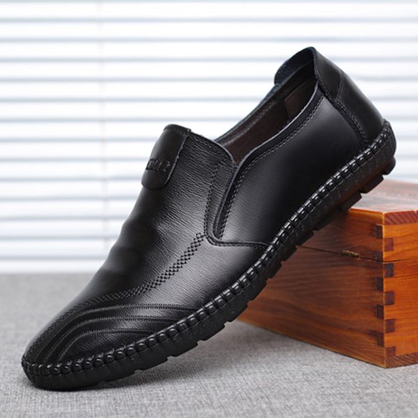 men's leather breathable casual shoes men's england korean style of the tide shoes soft leather soft bottom non-slip, Black
men's leather breathable casual shoes men's england korean style of the tide shoes soft leather soft bottom non-slip, Black
