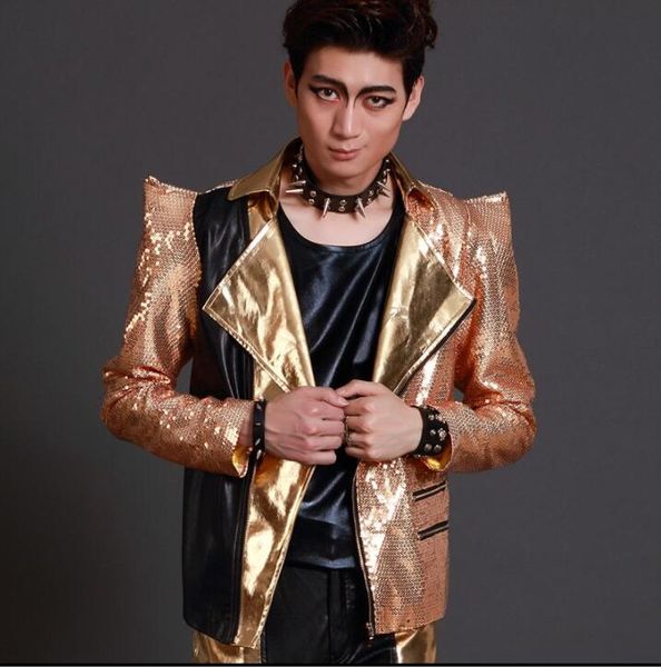 blazer men suits designs white jacket mens stage for singers clothes dance star style dress punk england clothing stand collar, White;black
blazer men suits designs white jacket mens stage for singers clothes dance star style dress punk england clothing stand collar, White;black
