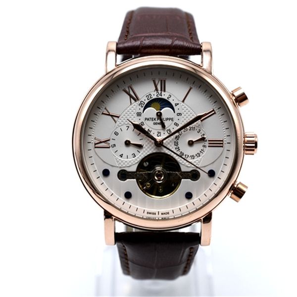 2020 pp- new luxury automatic movement golden black leather band mens watches sport men watch sapphire relogios masculinos, Slivery;brown
2020 pp- new luxury automatic movement golden black leather band mens watches sport men watch sapphire relogios masculinos, Slivery;brown