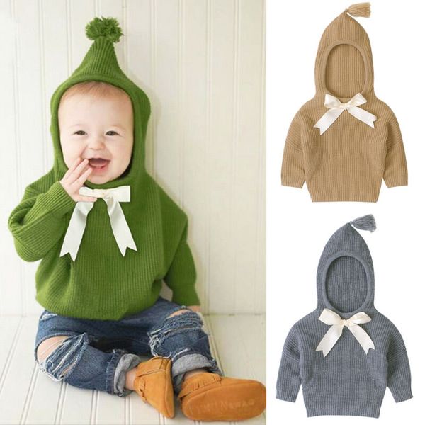 emmababy winter newborn toddler baby boy girl knit clothes long sleeve bowknot hooded warm sweater outfits, White
emmababy winter newborn toddler baby boy girl knit clothes long sleeve bowknot hooded warm sweater outfits, White