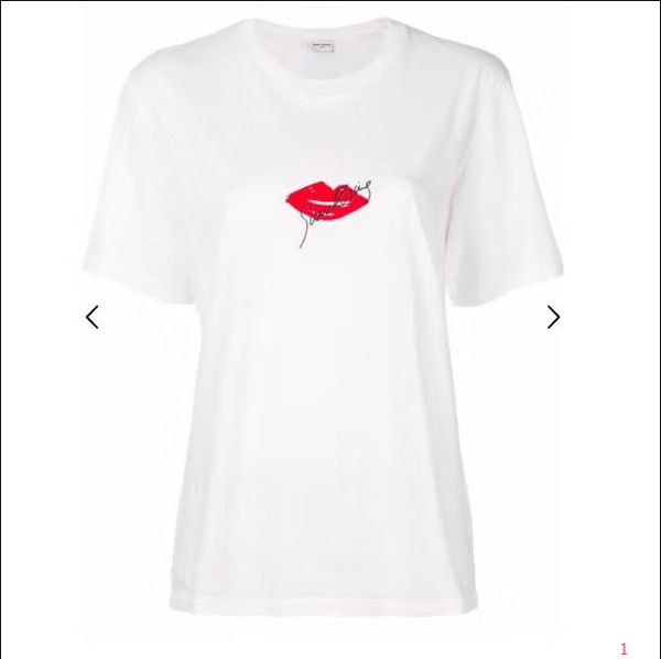 mens womens designer tshirt new red lips print personality short sleeve tee casual summer solid color shirt for couple ltt9060901, White;black 
mens womens designer tshirt new red lips print personality short sleeve tee casual summer solid color shirt for couple ltt9060901, White;black
