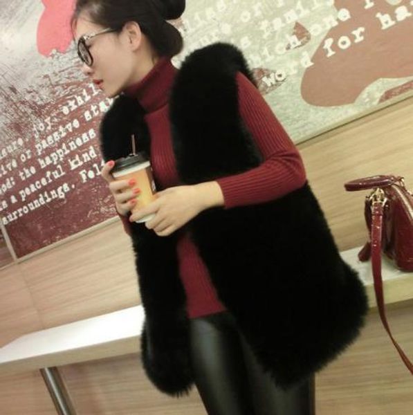 furry 2020 winter women's faux fur coat artificial fur vest furry vests femme jackets plus size fake gilet z263, Black
furry 2020 winter women's faux fur coat artificial fur vest furry vests femme jackets plus size fake gilet z263, Black