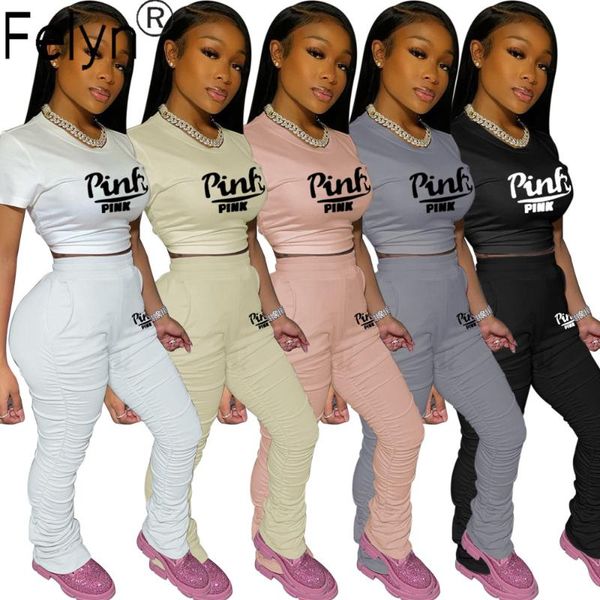 felyn 2020 two pieces tracksuits jumpsuits pink letters o-neck ruched leg casual sports rompers, Black;white
felyn 2020 two pieces tracksuits jumpsuits pink letters o-neck ruched leg casual sports rompers, Black;white