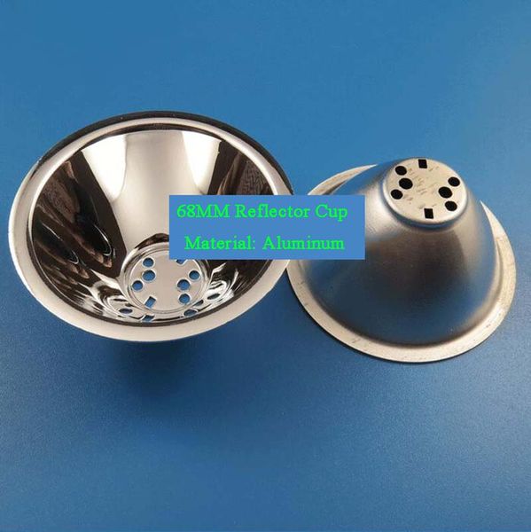 68mm LED Reflector Cup Aluminum Reflector Cup with Mounting Plate Reflective Concentrate Cup for 1W 3W LED Beads
68mm LED Reflector Cup Aluminum Reflector Cup with Mounting Plate Reflective Concentrate Cup for 1W 3W LED Beads