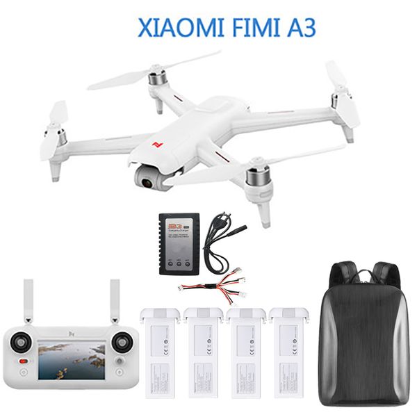 

Xiaomi FIMI A3 5.8G GPS Drone 1KM FPV 25 минут с 2-осевой карданной камерой 1080P RC Quadcopter RTF Безголовый режим Follow Me