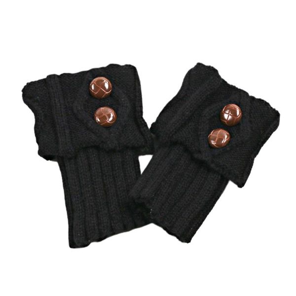 1pair protective short footless ankle crochet knitting cuffs winter fashion knee covers boot leg warmer with button, Black;white
1pair protective short footless ankle crochet knitting cuffs winter fashion knee covers boot leg warmer with button, Black;white