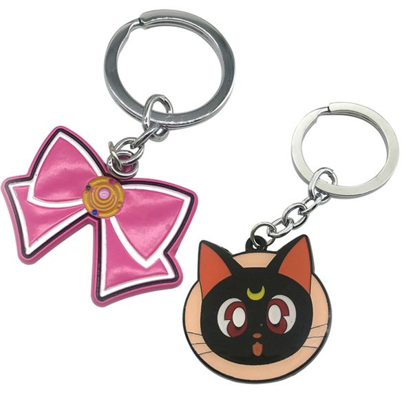 anime sailor moon cat pendant keychains sakura cat pink bowknot keychain cosplay prop car bag pendant keyring key chain, Silver
anime sailor moon cat pendant keychains sakura cat pink bowknot keychain cosplay prop car bag pendant keyring key chain, Silver