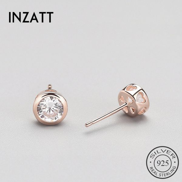 inzatt 925 sterling silver zircon heart stud earrings rose gold colour crystal jewelry accessory for women wedding party gifts, Golden
inzatt 925 sterling silver zircon heart stud earrings rose gold colour crystal jewelry accessory for women wedding party gifts, Golden