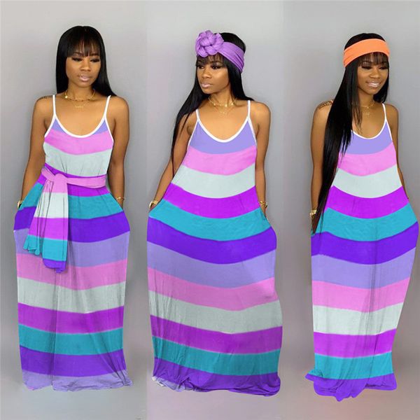 2020 summer women's striped dresses rainbow color slip dress ladies pencil bodycon dress ankle-length skirts maxi dresses s-xxl e22701, Black;gray
2020 summer women's striped dresses rainbow color slip dress ladies pencil bodycon dress ankle-length skirts maxi dresses s-xxl e22701, Black;gray
