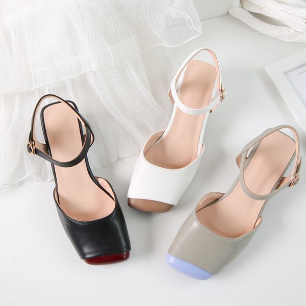 sandals women comfortable wild with single shoes shallow mouth fashion high heels party dress big size 43, Black
sandals women comfortable wild with single shoes shallow mouth fashion high heels party dress big size 43, Black