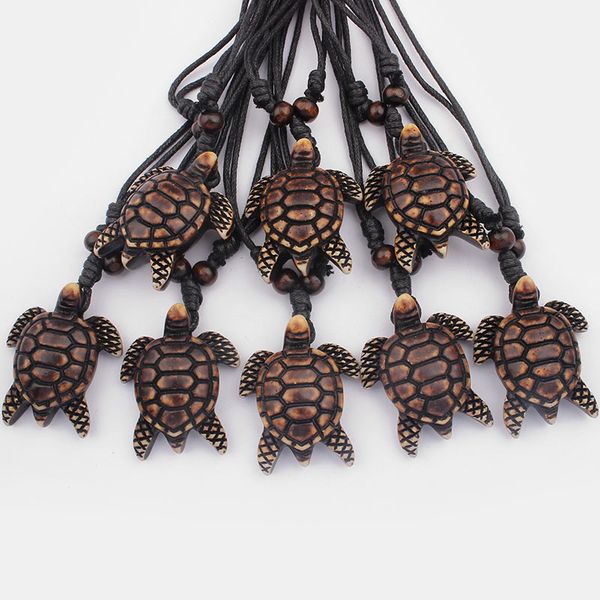 wholesale 6pcs ethnic brown sea turtle surfer pendants necklace tribal faux yak bone necklace w/ black wax cotton cord, Silver
wholesale 6pcs ethnic brown sea turtle surfer pendants necklace tribal faux yak bone necklace w/ black wax cotton cord, Silver