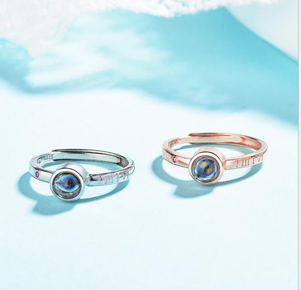 new pure silver couple ring for all men and women