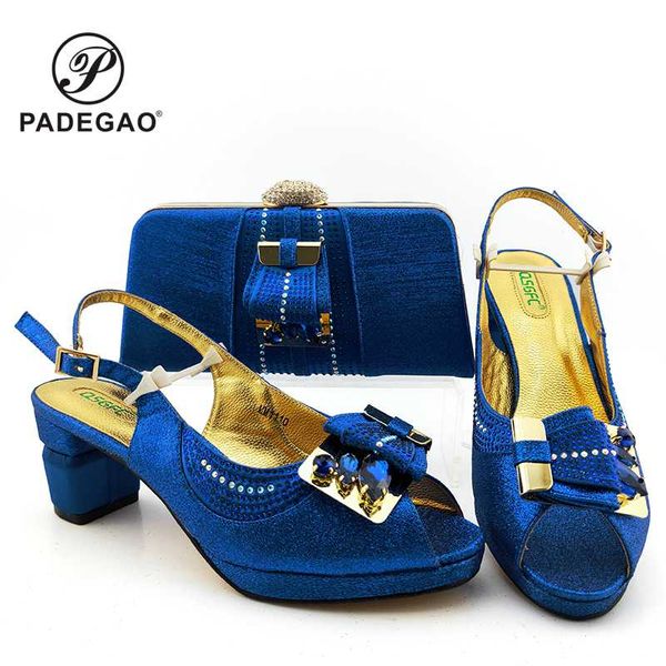 blue color special arrivals african women shoes and bag set pinted toe concise style shoes matching bag for wedding party, Black 
blue color special arrivals african women shoes and bag set pinted toe concise style shoes matching bag for wedding party, Black