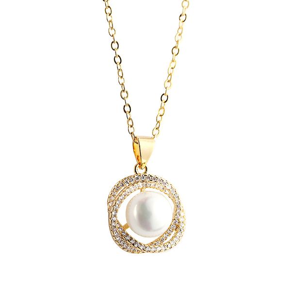 normcore women pearl pendant necklaces for female brass gold white plated cubic zirconia necklace dropshipping sp247, Silver
normcore women pearl pendant necklaces for female brass gold white plated cubic zirconia necklace dropshipping sp247, Silver