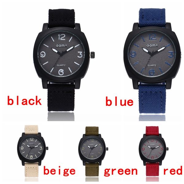Wholesale 5 colors Cool Summer Men Sport Watch Military Army Pilot Fabric Strap Men Gemius Army Watches AAM009 
Wholesale 5 colors Cool Summer Men Sport Watch Military Army Pilot Fabric Strap Men Gemius Army Watches AAM009