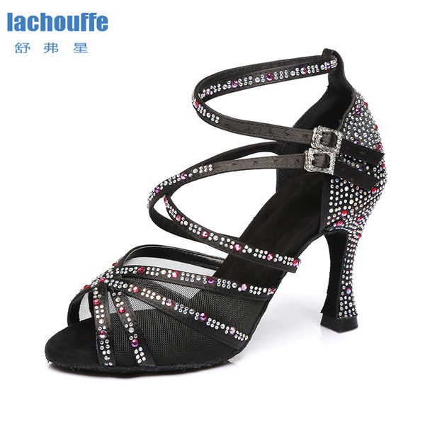 women rhinestone latin dance shoes black red dancing shoes for latino girls soft bottom teacher party dance eu33-43
women rhinestone latin dance shoes black red dancing shoes for latino girls soft bottom teacher party dance eu33-43