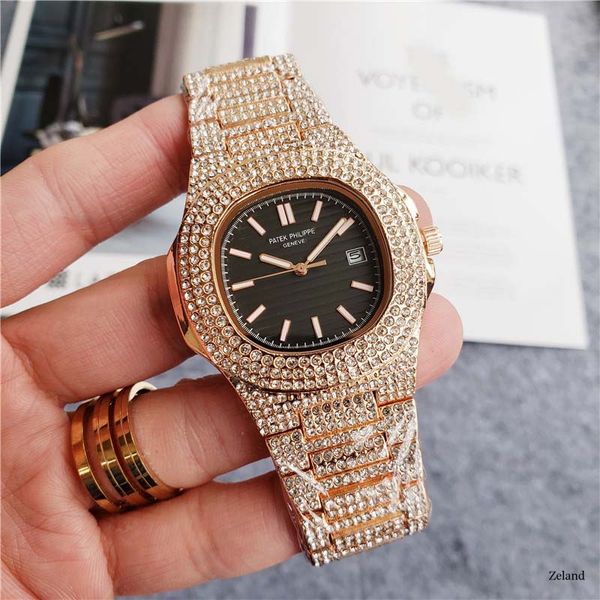 colors mens fashion watch royal oak luxury designer diamond iced out watches stainless steel bling quartz ap movement party wristwatch dfg5, Black;brown
colors mens fashion watch royal oak luxury designer diamond iced out watches stainless steel bling quartz ap movement party wristwatch dfg5, Black;brown