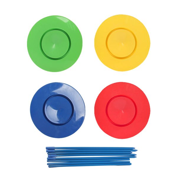 4pcs/set 25cm spinning acrobatics plates circus turntable juggling props stage performance tools kids game toys balance discs
4pcs/set 25cm spinning acrobatics plates circus turntable juggling props stage performance tools kids game toys balance discs