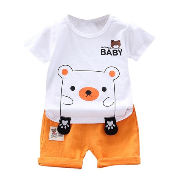 summer cute boy casual refreshing suit cartoon pattern bear t-shirt shorts, White
summer cute boy casual refreshing suit cartoon pattern bear t-shirt shorts, White