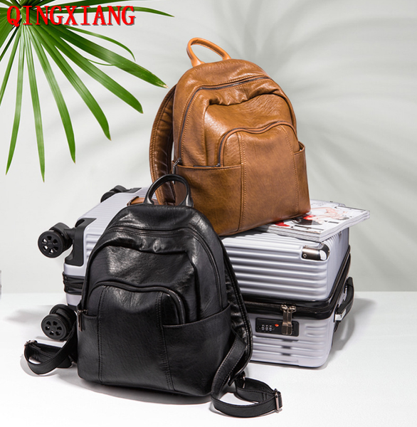 dw21 2020 women feature-oil leather backpack travel back pack mochilas female high soft book school bags for teenage girls
dw21 2020 women feature-oil leather backpack travel back pack mochilas female high soft book school bags for teenage girls