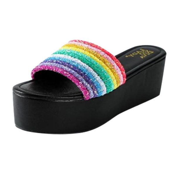 womens flats open toe shoes casual beach shoes thick bottom slipper rainbow women casual summer flat beach slippers round toe, Black
womens flats open toe shoes casual beach shoes thick bottom slipper rainbow women casual summer flat beach slippers round toe, Black