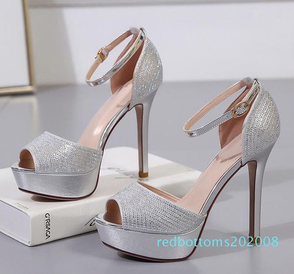 12cm elegant bridesmaid silver gold heels rhinestone wedding shoes fashion luxury designer women shoes size 34 to 39 08r, Black
12cm elegant bridesmaid silver gold heels rhinestone wedding shoes fashion luxury designer women shoes size 34 to 39 08r, Black