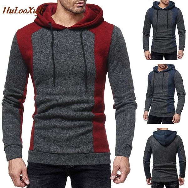 hulooxuji men hooded hoodies sweatshirt fashion casual patchwork stitching pullover hoody jackets us size:m-2xl, Black
hulooxuji men hooded hoodies sweatshirt fashion casual patchwork stitching pullover hoody jackets us size:m-2xl, Black