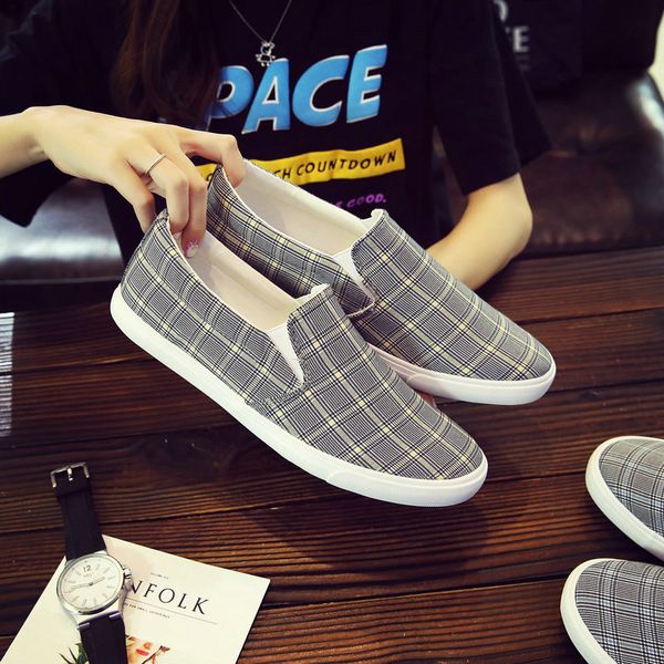 mixed-color plaid loafers men canvas shoes mens shoes casual comfortable breathable men sneakers 2019 tenis, Black
mixed-color plaid loafers men canvas shoes mens shoes casual comfortable breathable men sneakers 2019 tenis, Black