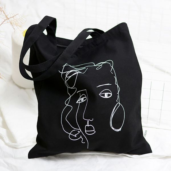 abstract women face print tote bag ladies canvas eco reusable shopping bags casual graphic funny school travel bag drop shipping
abstract women face print tote bag ladies canvas eco reusable shopping bags casual graphic funny school travel bag drop shipping