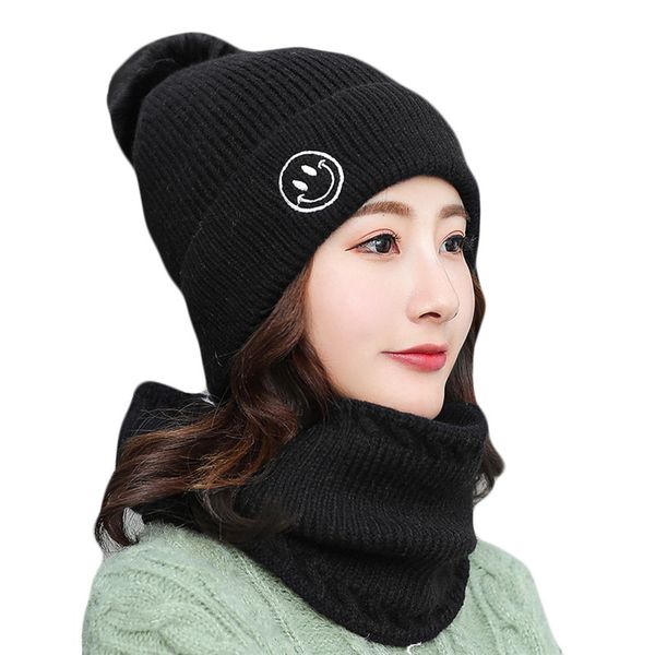 new women knitted hats autumn winter hats scarf two piece sets female thick warm riding climbiing cap scarf chapeu gorros bone, Blue;gray
new women knitted hats autumn winter hats scarf two piece sets female thick warm riding climbiing cap scarf chapeu gorros bone, Blue;gray