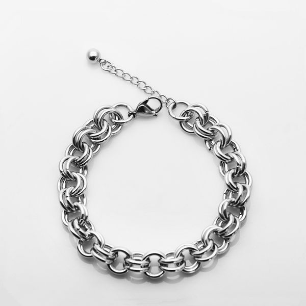 korean styles bohemian stainless steel chain bracelet for women simple interlocking multi round link bracelets men boho jewelry, Black
korean styles bohemian stainless steel chain bracelet for women simple interlocking multi round link bracelets men boho jewelry, Black