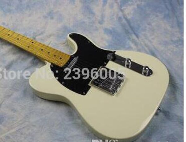 cream white tele guitar.black pickgard.vintage bridge 53 version guitar.22 frets ing
cream white tele guitar.black pickgard.vintage bridge 53 version guitar.22 frets ing