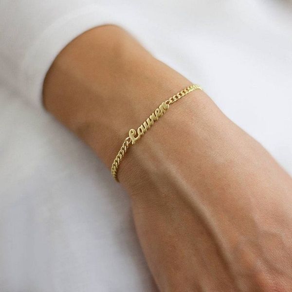 dropshipping curb chain bracelet custom name bracelets women personalized stainless steel bangle friend gift, Black
dropshipping curb chain bracelet custom name bracelets women personalized stainless steel bangle friend gift, Black
