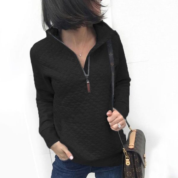 2019 autumn winter ho0dies zip-up casual women hoody solid pullovers zipper long sleeve shirts turn-down collar sweatshirt gv425, Black
2019 autumn winter ho0dies zip-up casual women hoody solid pullovers zipper long sleeve shirts turn-down collar sweatshirt gv425, Black