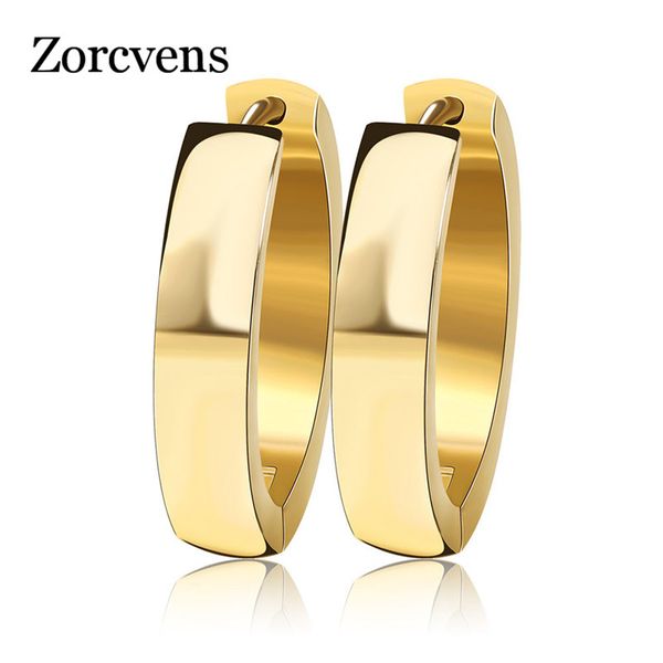 zorcvens stainless steel women earrings 4mm width round circle brincos high polished hoop earrings fashion jewelry, Golden;silver
zorcvens stainless steel women earrings 4mm width round circle brincos high polished hoop earrings fashion jewelry, Golden;silver