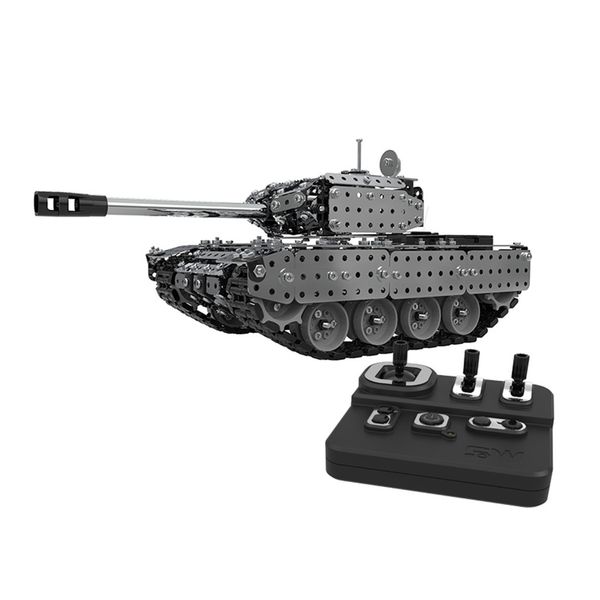 952pcs 2.4g rc military tank diy assembly set stainless steel remote control model toy built-in 3.7v 300mah lithium battery
952pcs 2.4g rc military tank diy assembly set stainless steel remote control model toy built-in 3.7v 300mah lithium battery