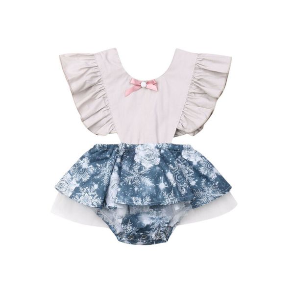 0-24m newborn baby girls bodysuits clothes ruffle short sleeve snowflake tutu lace jumpsuits dress outfit, Blue
0-24m newborn baby girls bodysuits clothes ruffle short sleeve snowflake tutu lace jumpsuits dress outfit, Blue