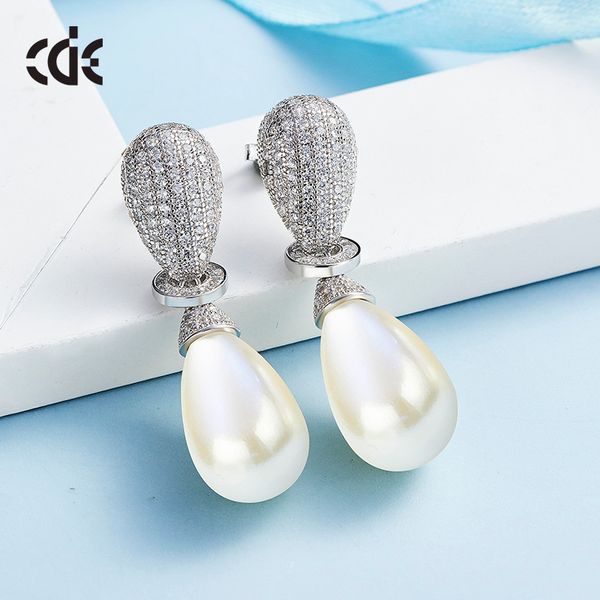 wedding party silver s925 beaded pearl gift woman lady diamond jewelry earring for bride acting initiation graduation cde-144, Golden
wedding party silver s925 beaded pearl gift woman lady diamond jewelry earring for bride acting initiation graduation cde-144, Golden
