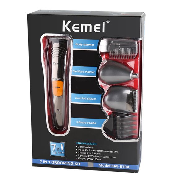 kemei 570a all-in-1 shaving machine hair clipper set removal groomer body shaver stubble trimmer bdegarden ktibx
kemei 570a all-in-1 shaving machine hair clipper set removal groomer body shaver stubble trimmer bdegarden ktibx