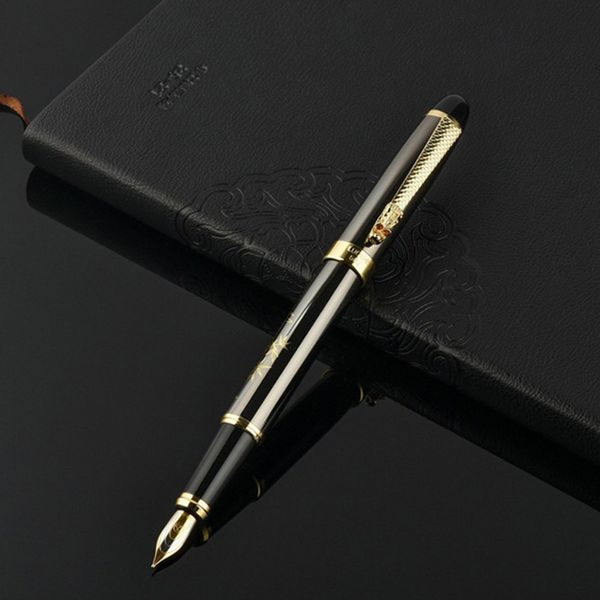 fountain pen full metal golden clip writing pens business caneta stationery office school supplies
fountain pen full metal golden clip writing pens business caneta stationery office school supplies