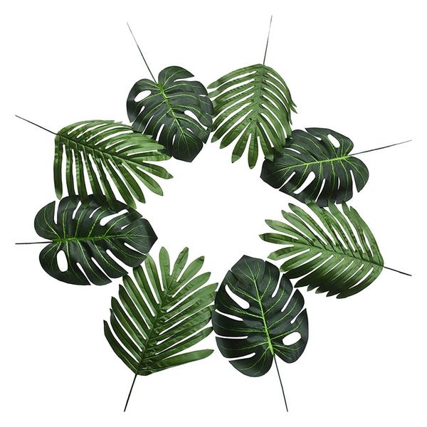 30 pcs 2 kinds large artificial palm leaves faux tropical plant leaves monstera for hawaiian luau party jungle bea
30 pcs 2 kinds large artificial palm leaves faux tropical plant leaves monstera for hawaiian luau party jungle bea