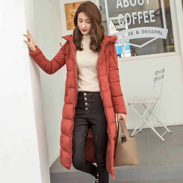 women's winter parkas 2020 winter down jacket fashion elegant slim hooded thick long women's snow jackets coat outerwear, Black
women's winter parkas 2020 winter down jacket fashion elegant slim hooded thick long women's snow jackets coat outerwear, Black