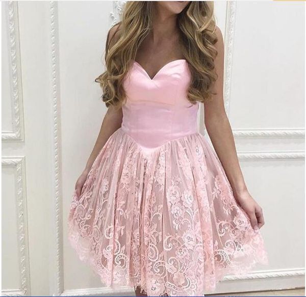 arabic short a line pink homecoming dresses lovely sweetheart lace applique knee length corset for junior cocktail party prom gowns, Red
arabic short a line pink homecoming dresses lovely sweetheart lace applique knee length corset for junior cocktail party prom gowns, Red