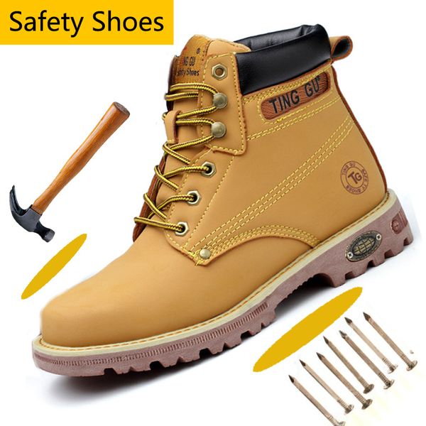 anti-smashing men steel toe work safety shoes ankle-high safety shoes for men comfortable protective winter boots anti-puncture, Black
anti-smashing men steel toe work safety shoes ankle-high safety shoes for men comfortable protective winter boots anti-puncture, Black